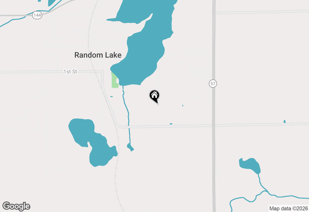Map of Lt4 Lake Breeze Ln, Random Lake, WI 53075