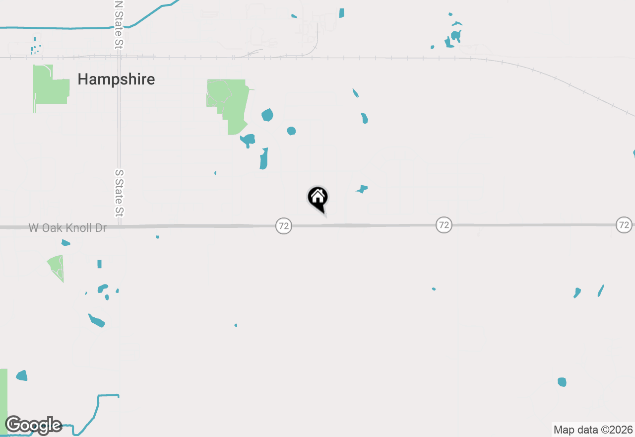 Map of 443 Zachary Drive, Hampshire, IL 60140