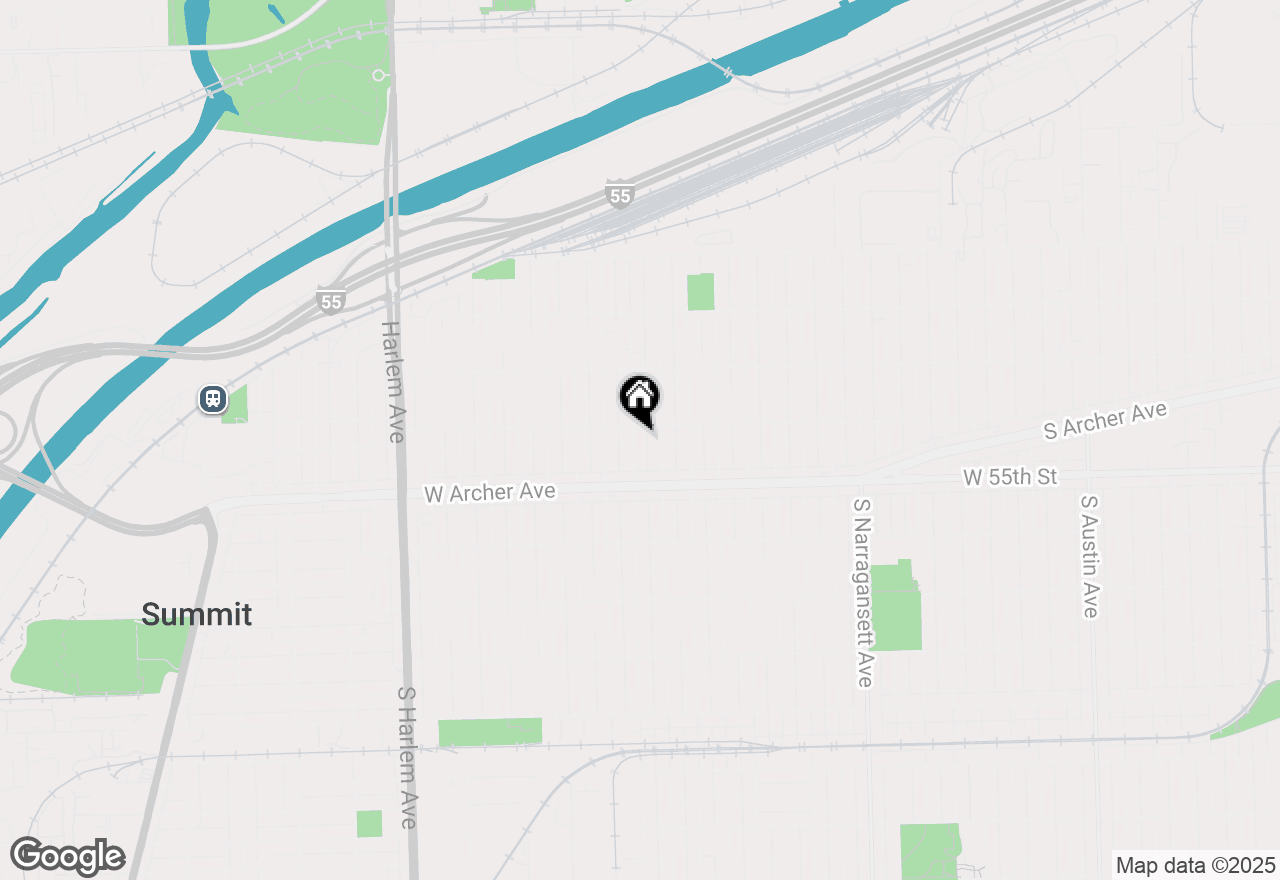 Map of 5415 S Oak Park Avenue, Chicago, IL 60638