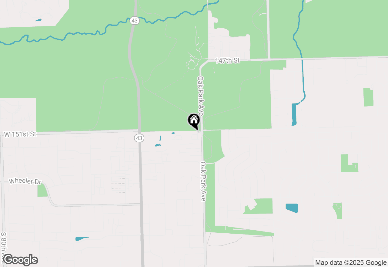 Map of 6830 W Winding Trail #102, Oak Forest, IL 60452