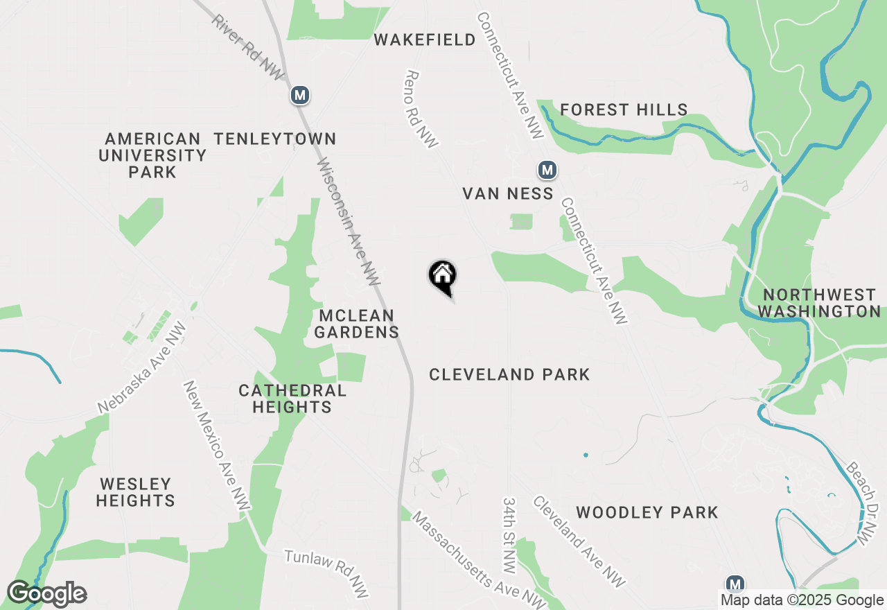 Map of 3530 Quebec Street Nw, Washington, DC 20016