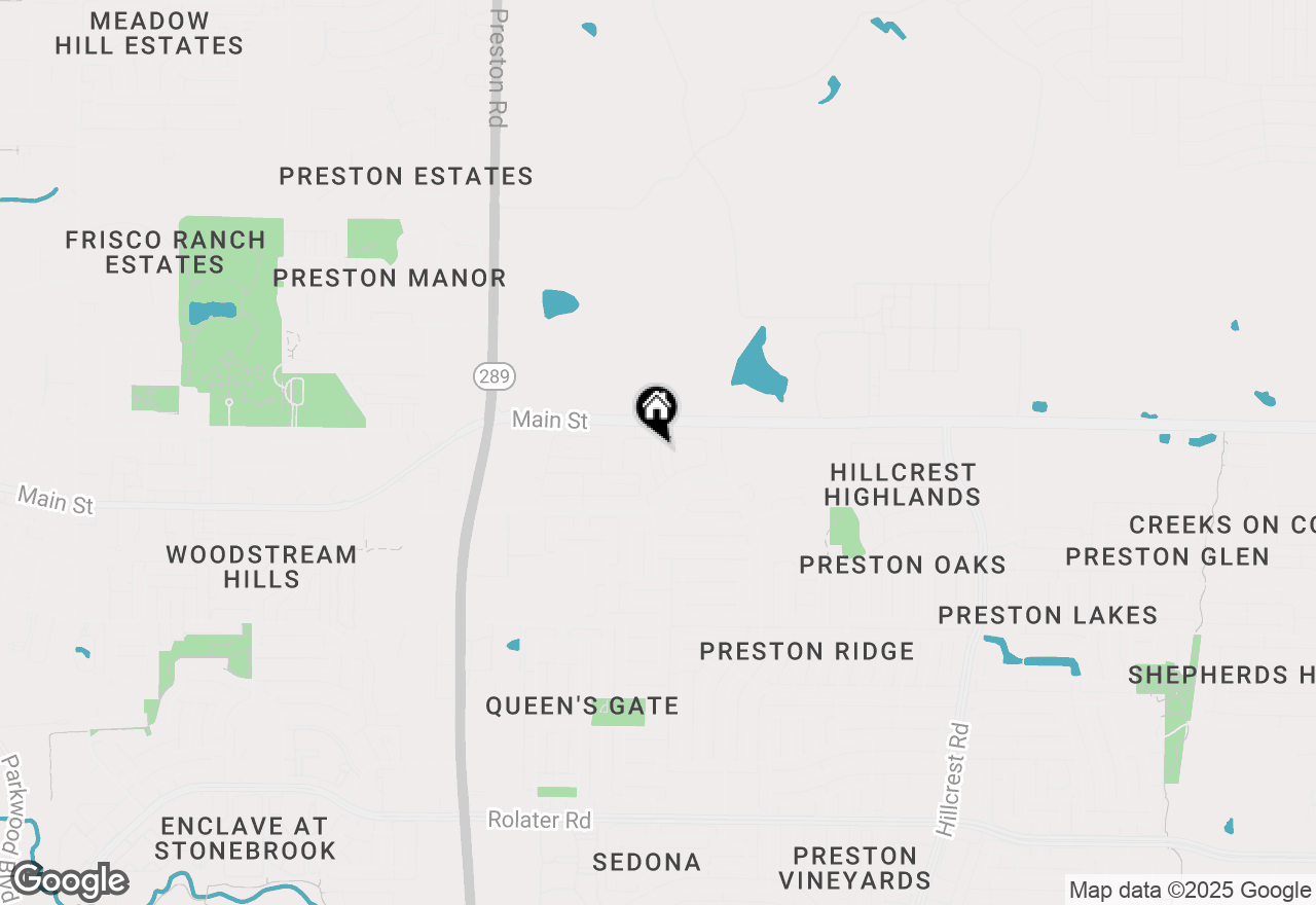 Map of 8924 Scarp Hill Lane, Frisco, TX 75035