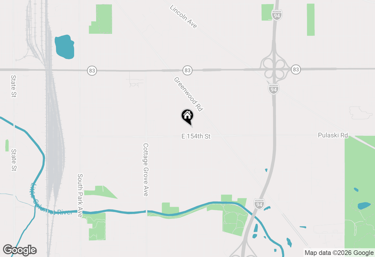 Map of 15342 Dobson Avenue, South Holland, IL 60473