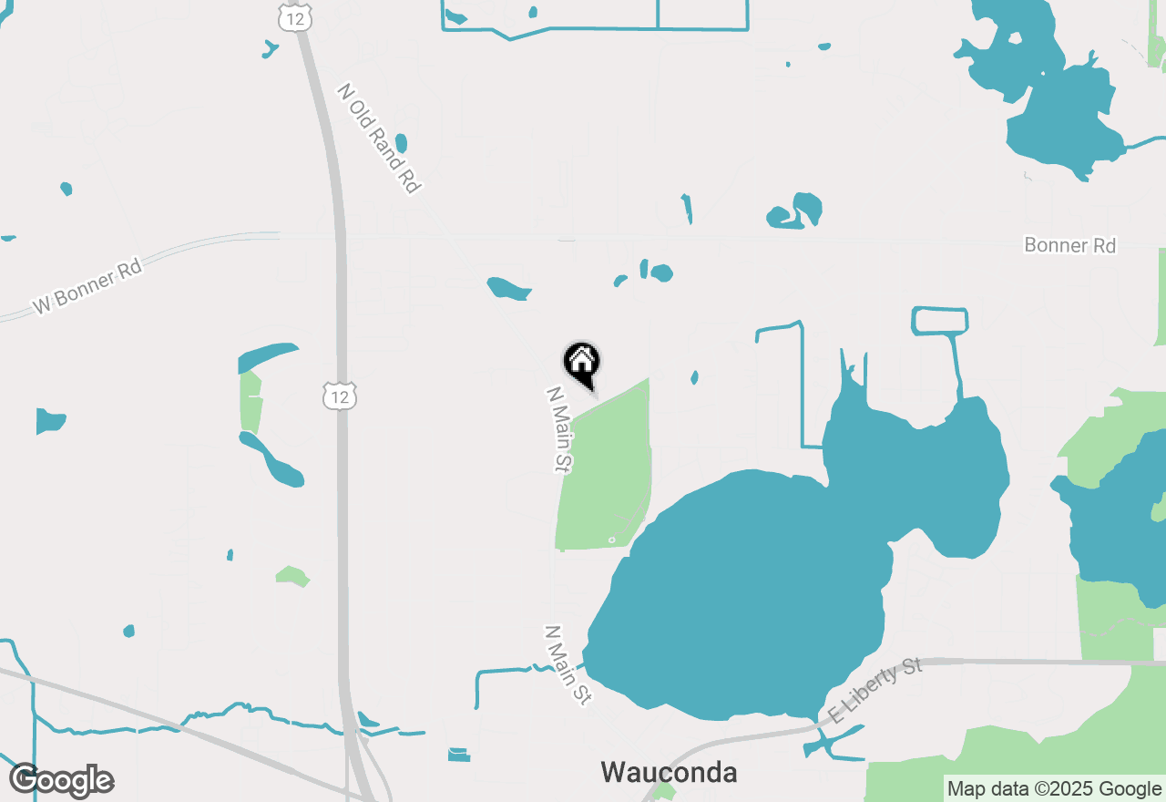 Map of 136 Parkview Drive, Wauconda, IL 60084