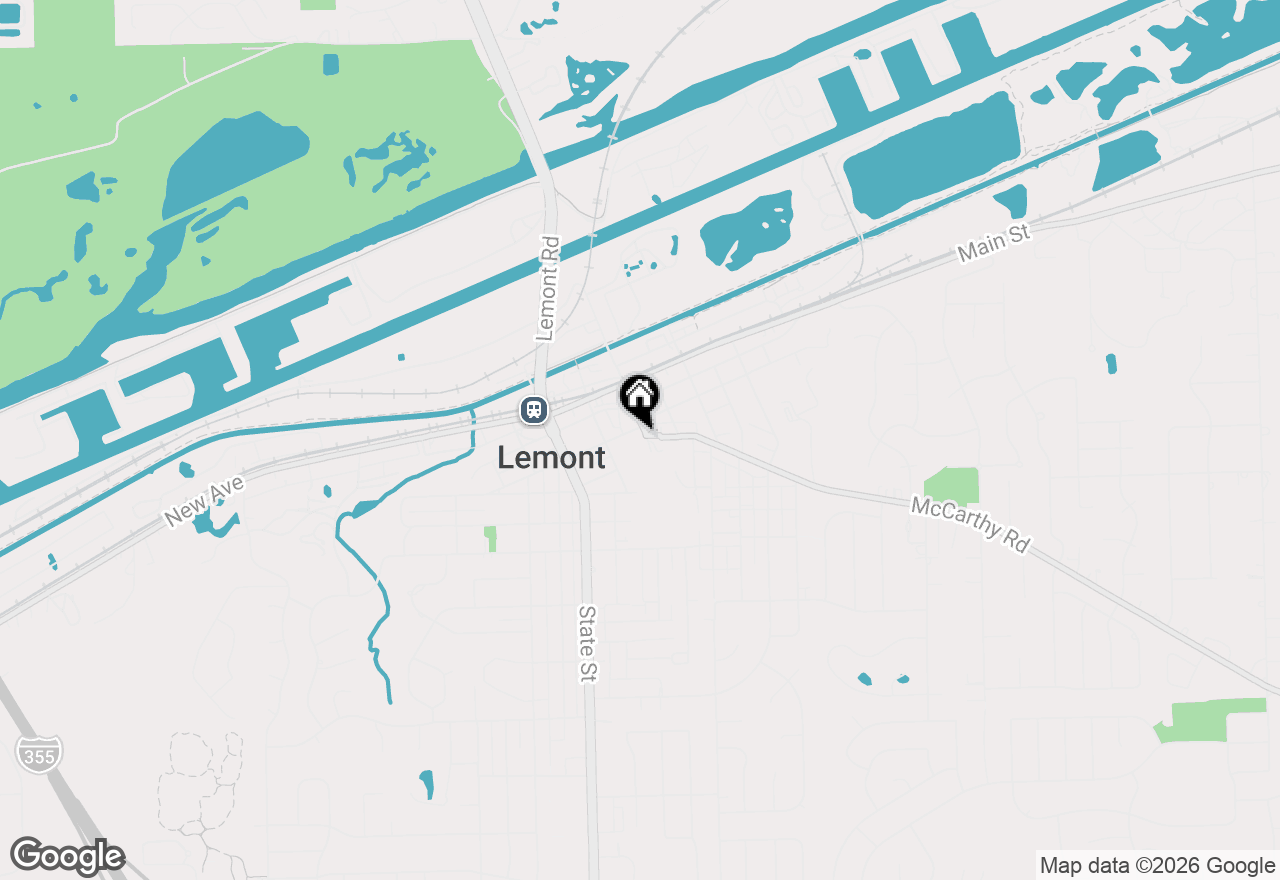 Map of 402 Stephen Street, Lemont, IL 60439