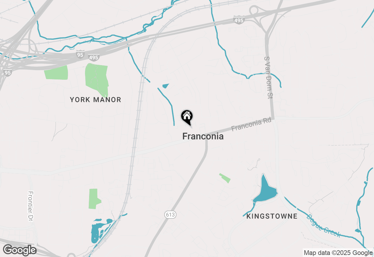 Map of 6215 Cool Valley Court, Alexandria, VA 22310