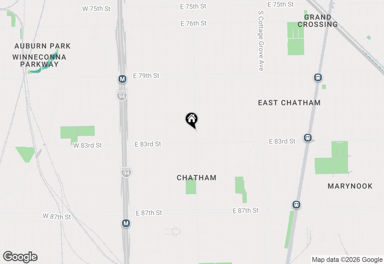 Map of 8222 S King Drive #3C, Chicago, IL 60619