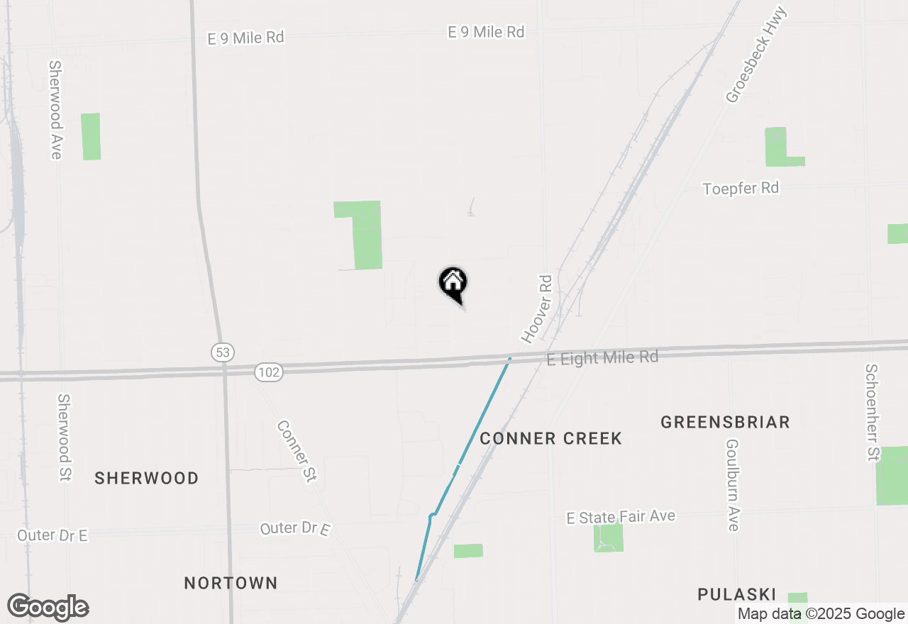 Map of 11304 Fisher Avenue, Warren, MI 48089