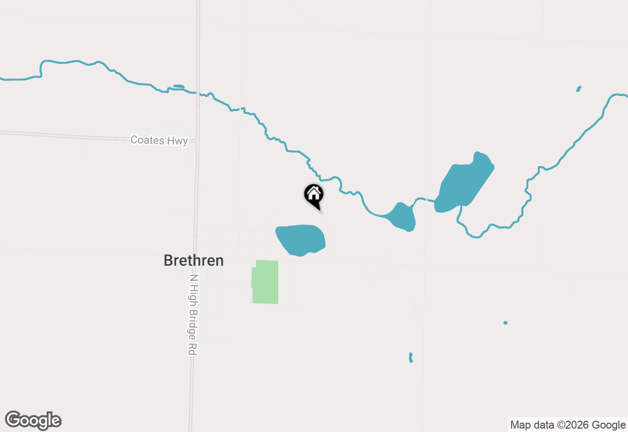 Map of 4710 Lakeside Drive, Brethren, MI 49619