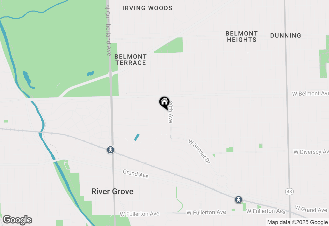 Map of 3014 Birch Lane, River Grove, IL 60171