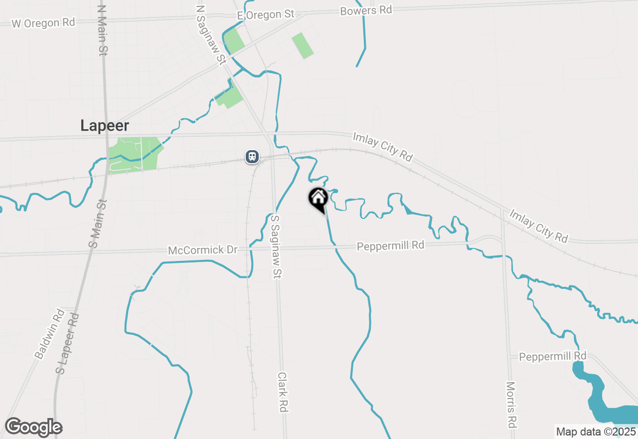 Map of 555 Old Farm Lane, Lapeer, MI 48446