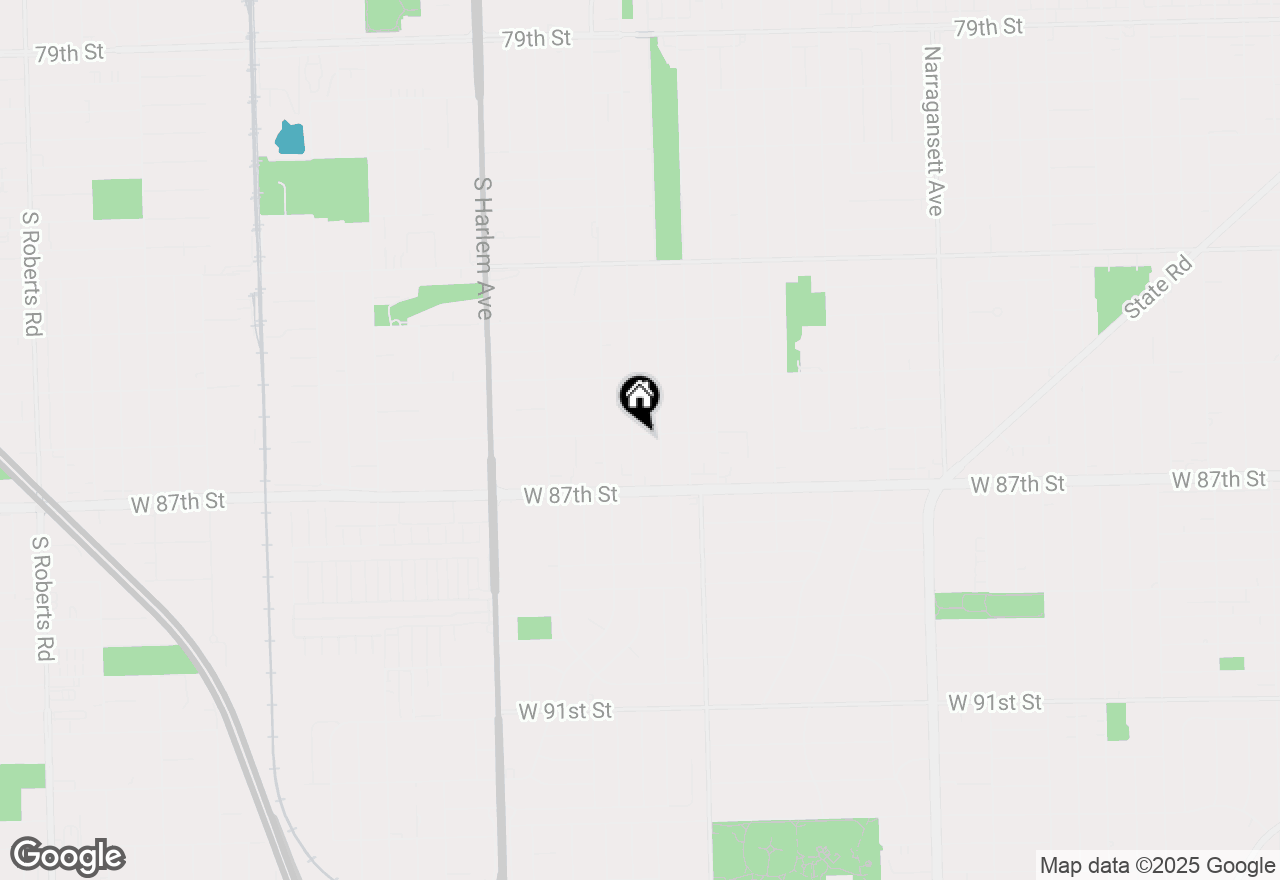 Map of 8601 Newland Avenue, Burbank, IL 60459