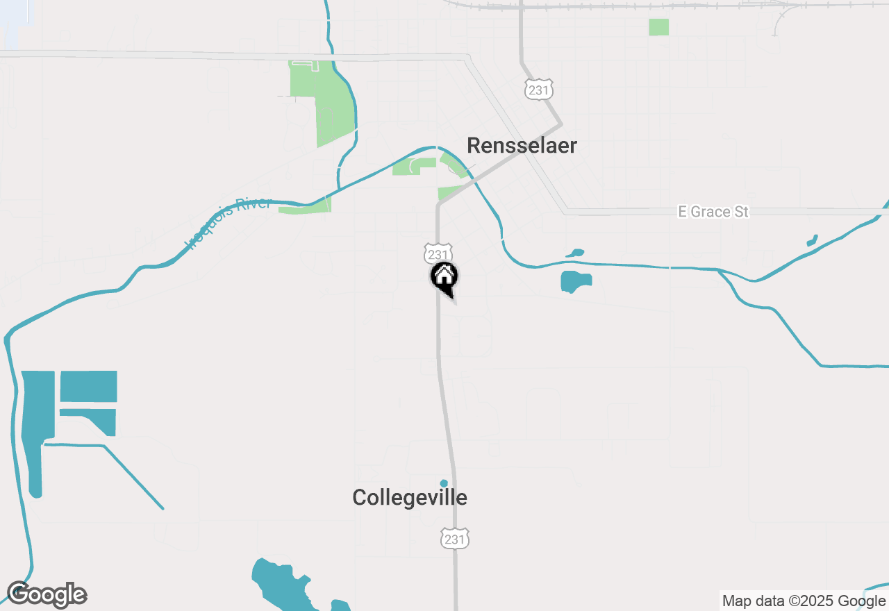 Map of 507 S College Avenue, Rensselaer, IN 47978