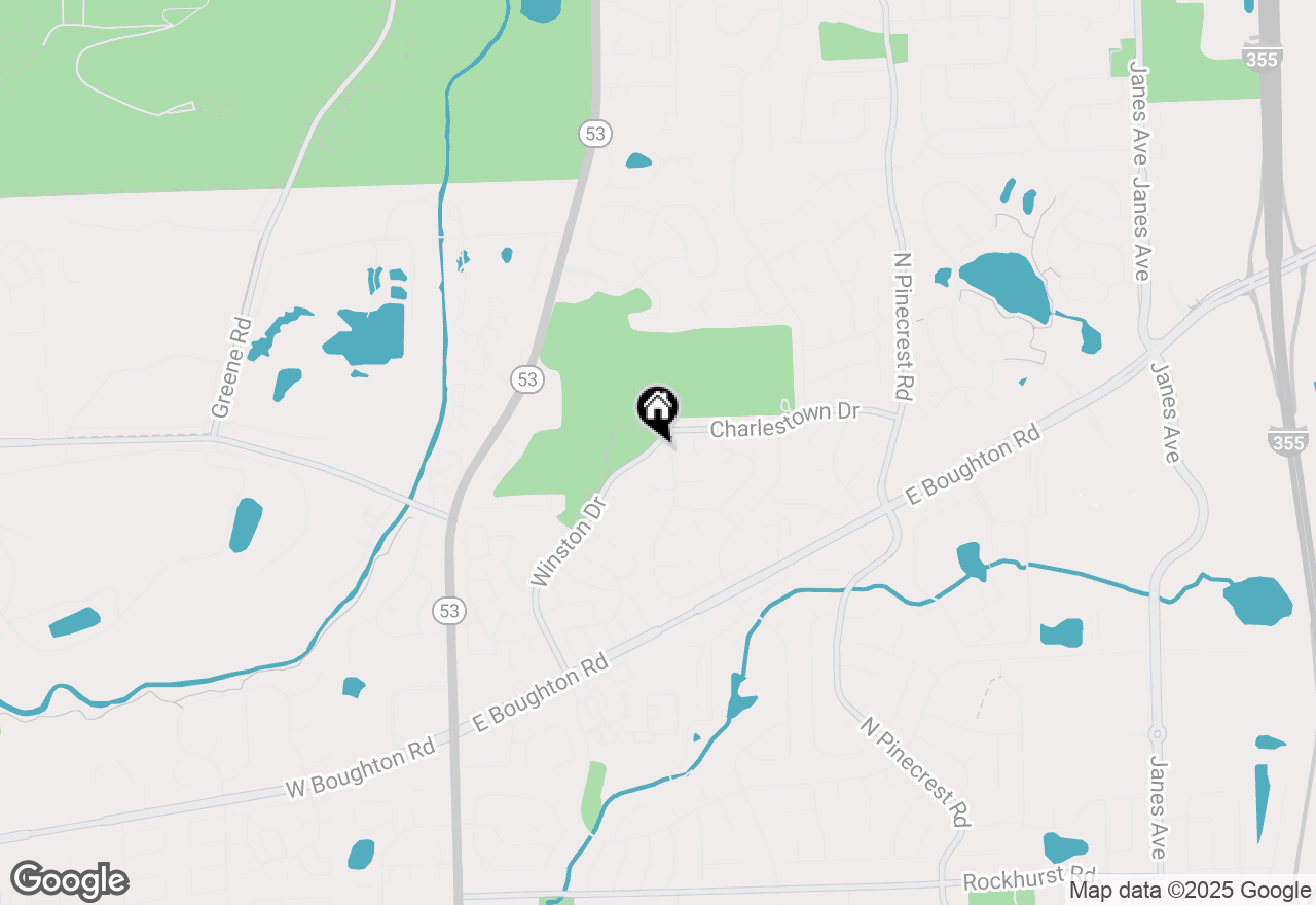 Map of 215 Winston Drive, Bolingbrook, IL 60440