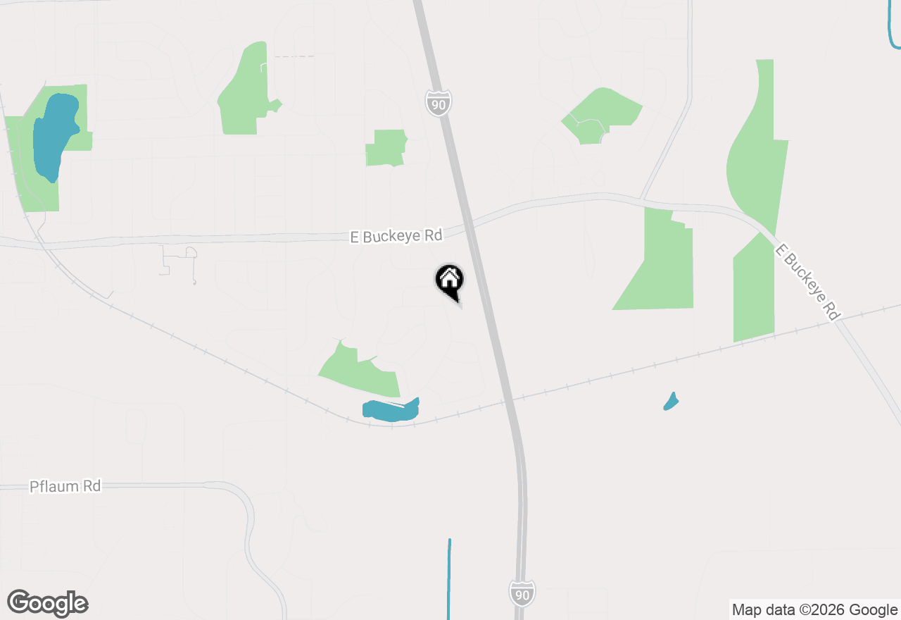 Map of 2001 S Thompson Dr, Madison, WI 53716