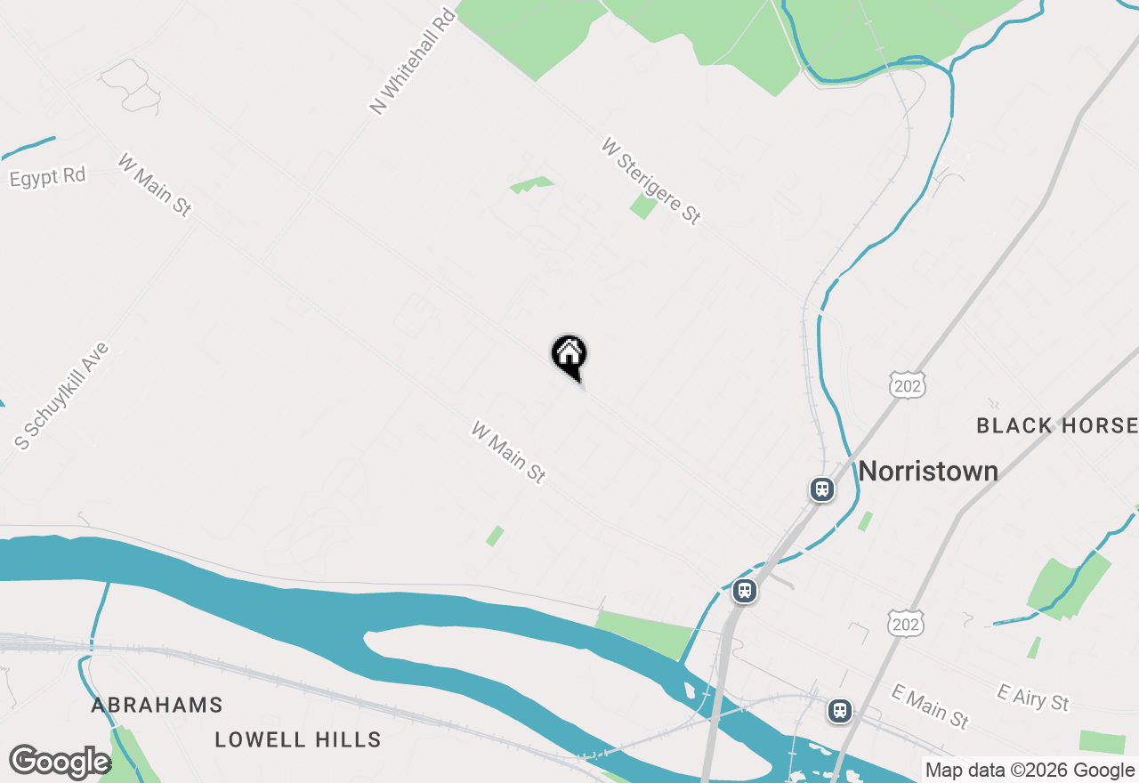 Map of 557 Hamilton Street, Norristown, PA 19401