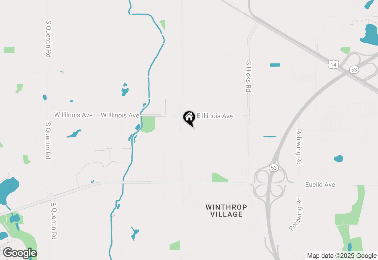 Map of 62 E Emma Court, Palatine, IL 60067