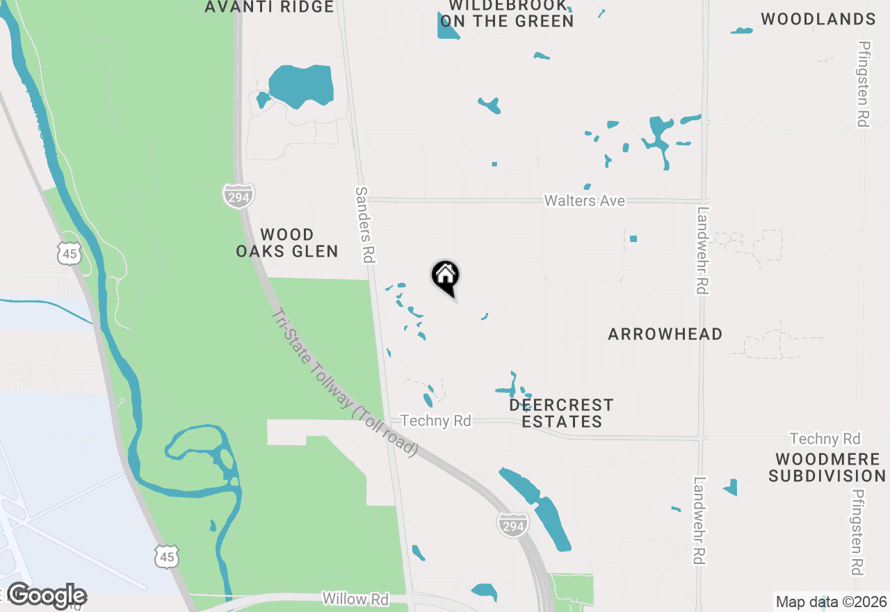 Map of 3851 Mission Hills Road #303, Northbrook, IL 60062