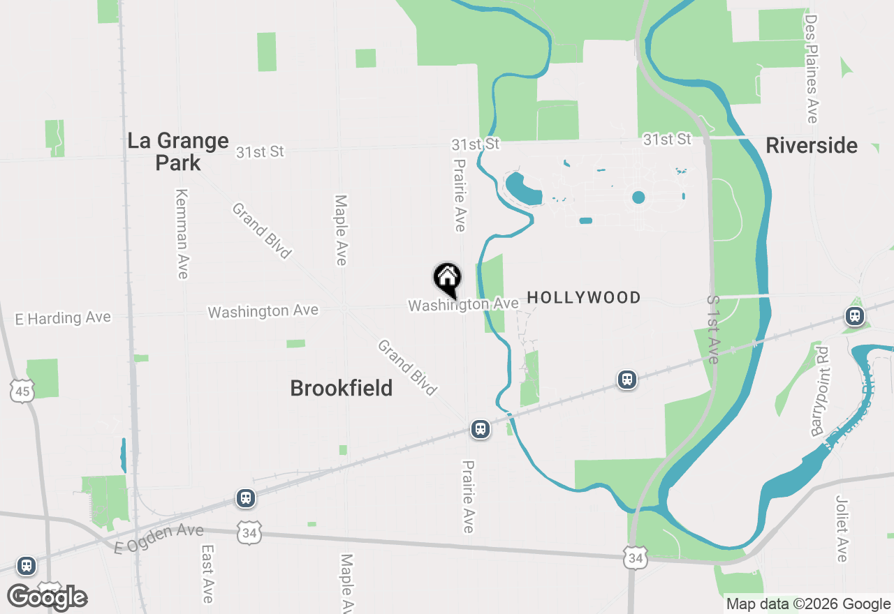 Map of 3501 Vernon Avenue, Brookfield, IL 60513
