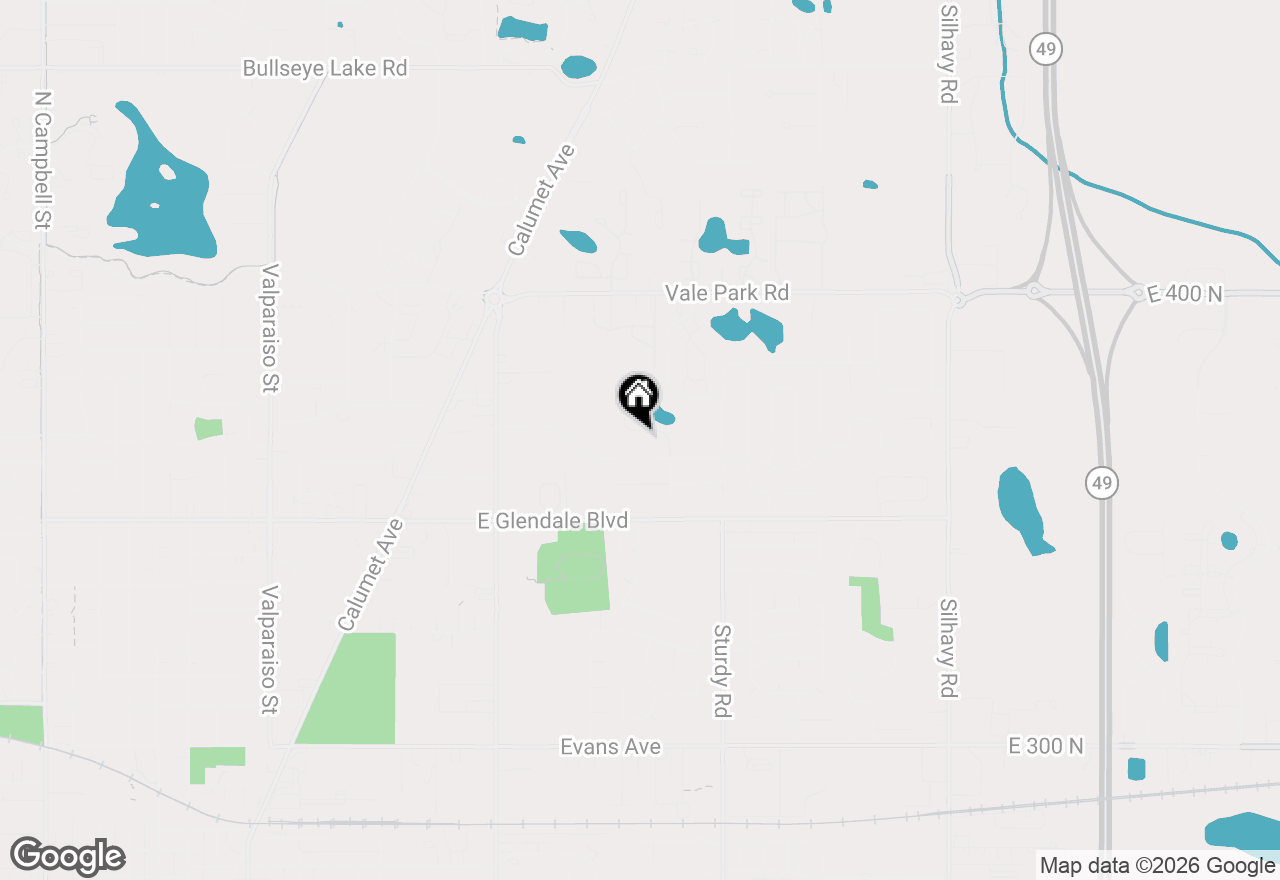 Map of 2109 Crockett Avenue, Valparaiso, IN 46383