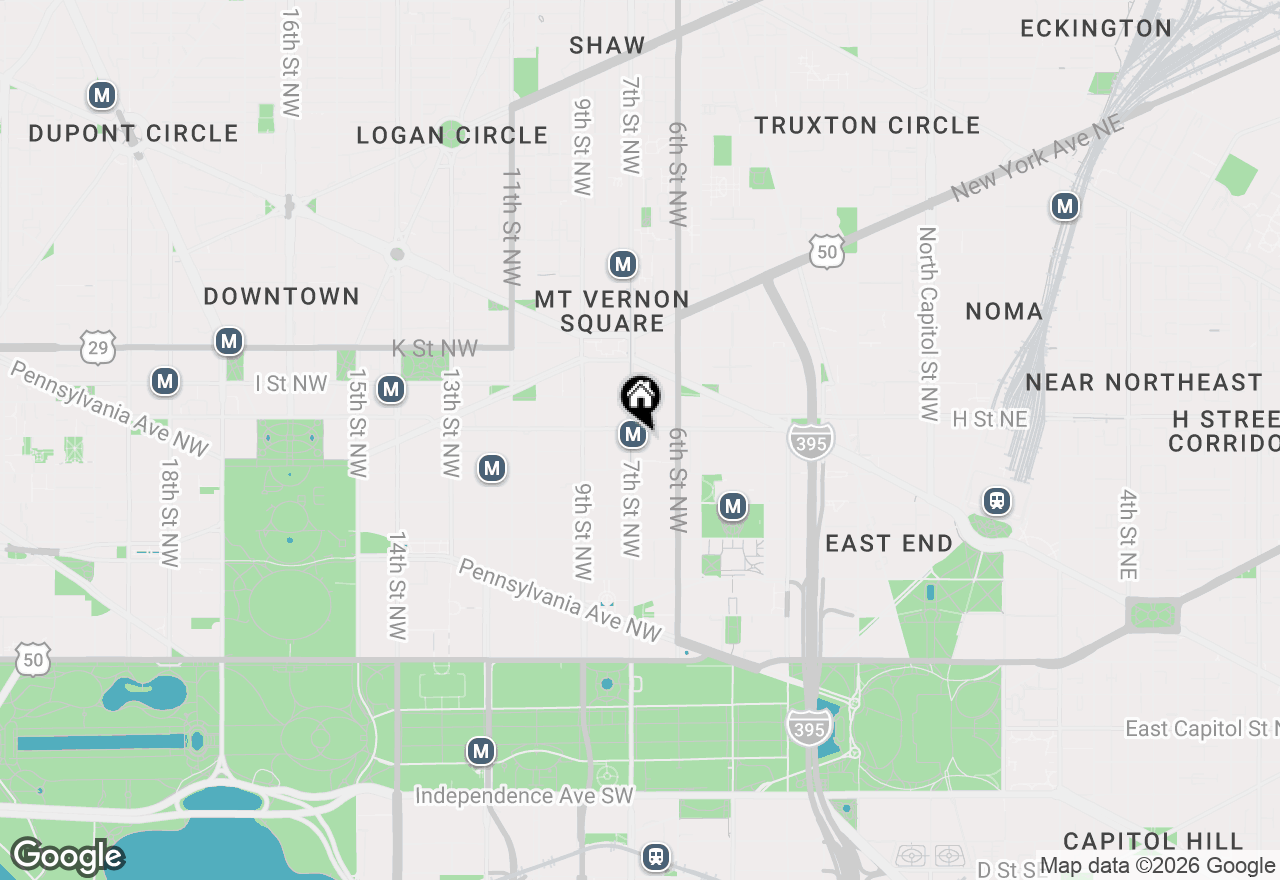 Map of 777 7th Street Nw #834, Washington, DC 20001