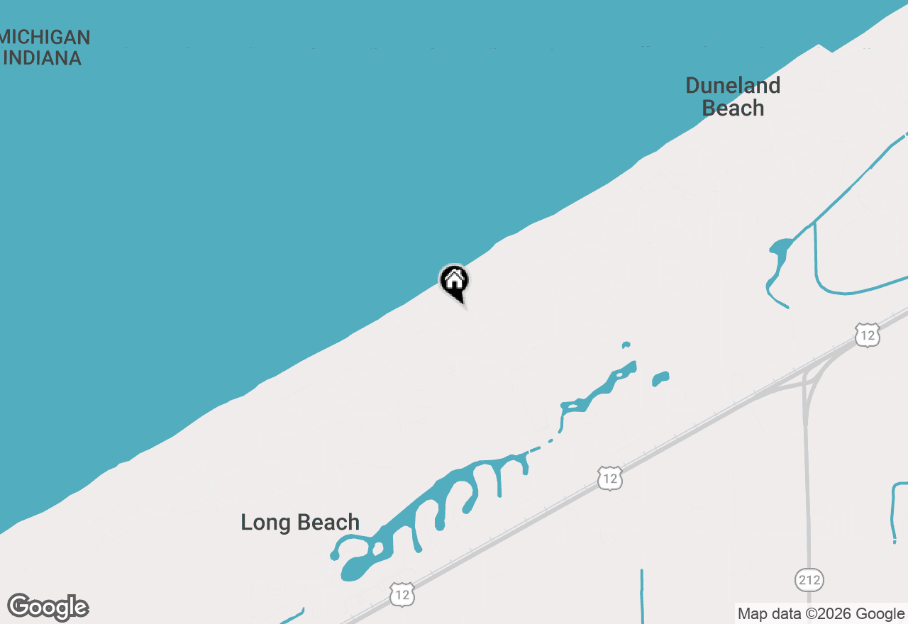 Map of 2707 Floral Trail, Long Beach, IN 46360