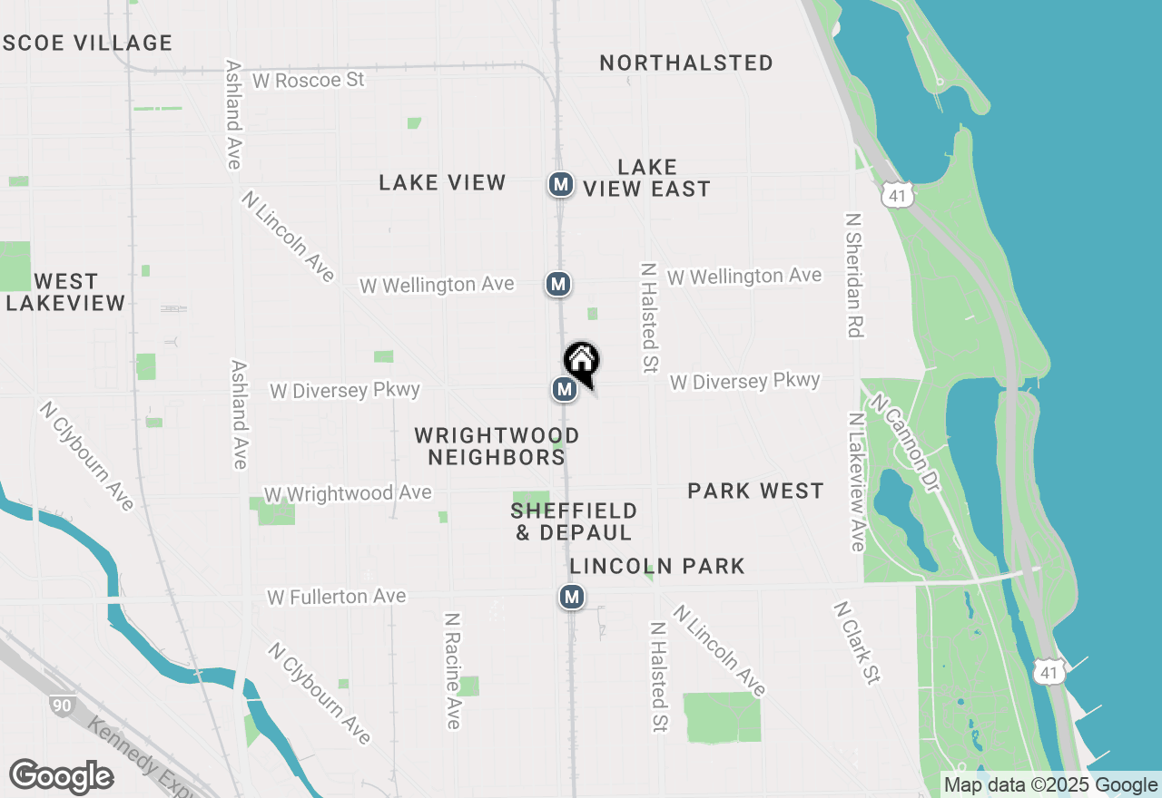 Map of 2743 N Wilton Avenue, Chicago, IL 60614