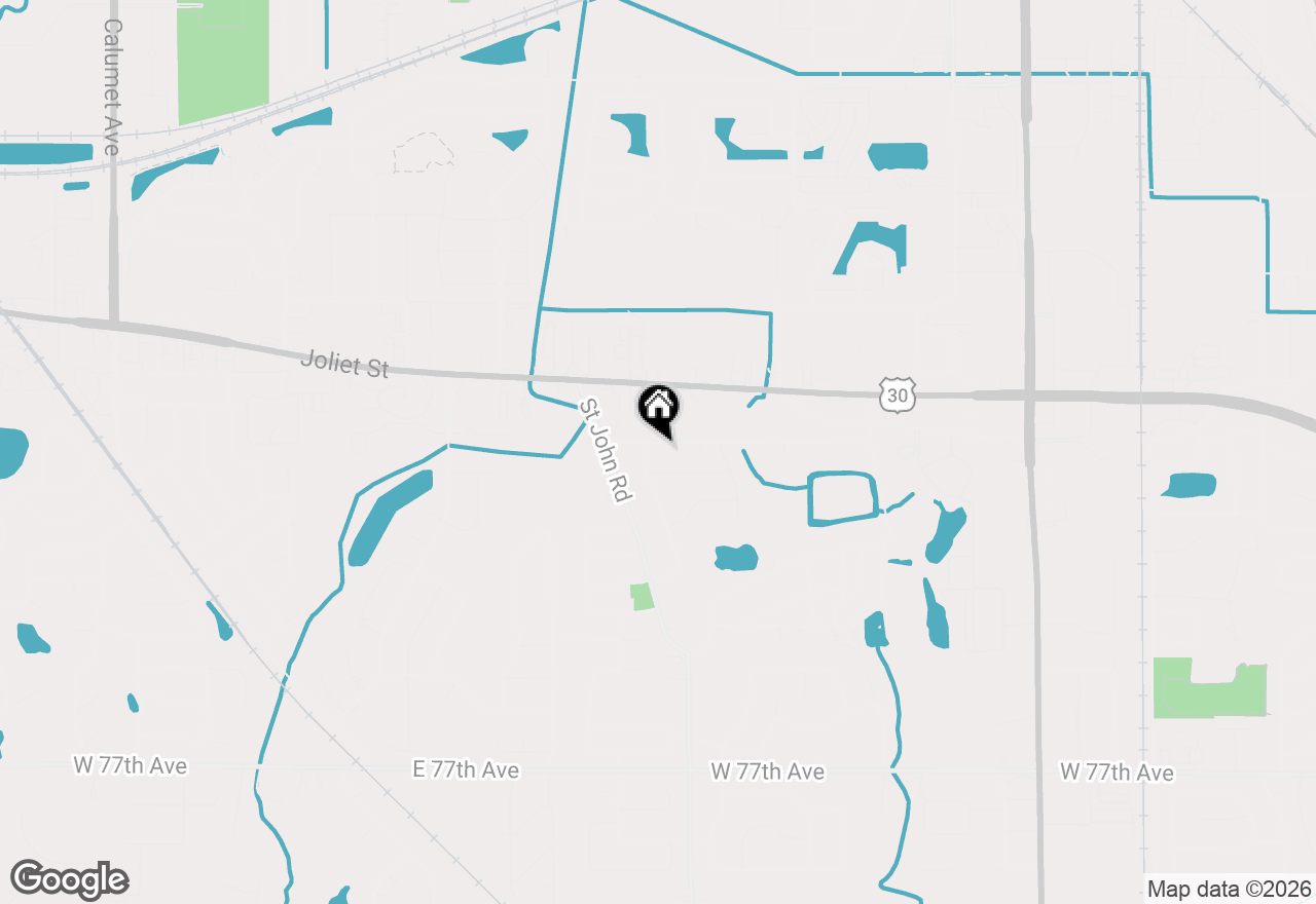 Map of 1421 Lakeview Drive, Schererville, IN 46375