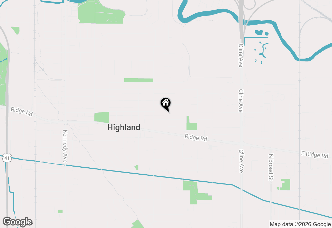 Map of 3446 Highway Avenue, Highland, IN 46322
