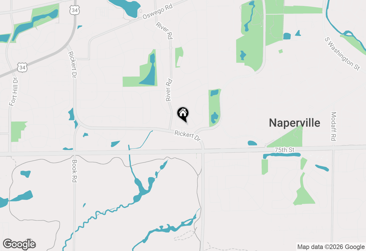 Map of 1241 Tennyson Lane #1803, Naperville, IL 60540