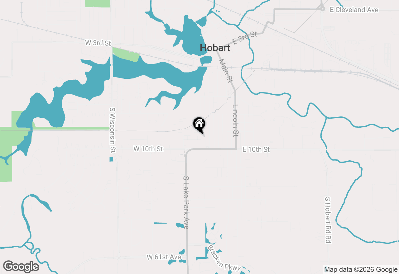 Map of 925 Paula Court, Hobart, IN 46342