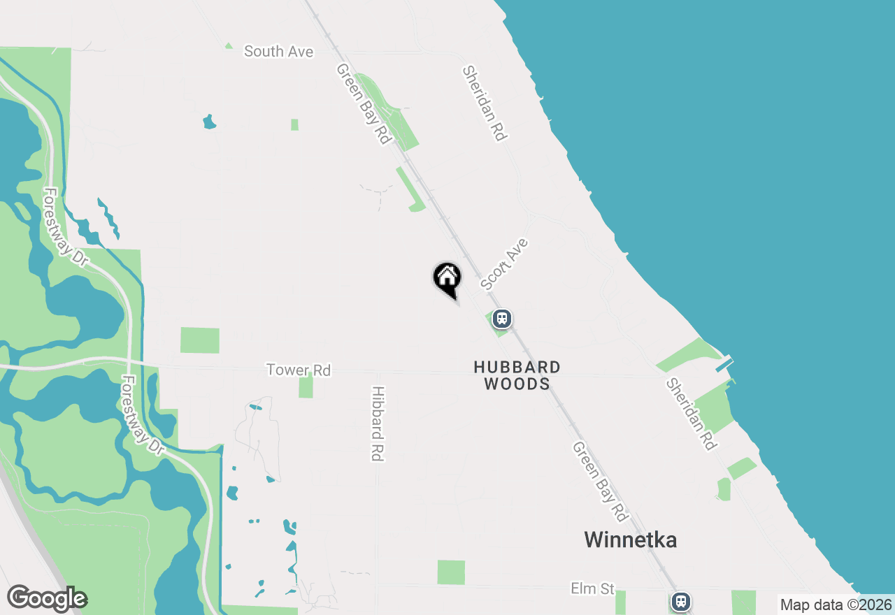 Map of 1152 Scott Avenue, Winnetka, IL 60093