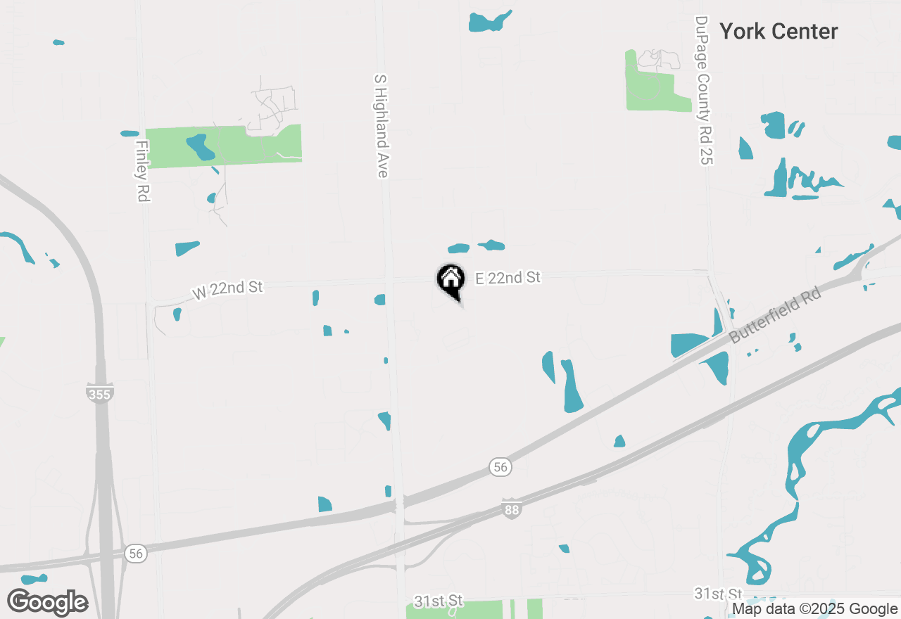 Map of 2250 S Grace Street #306, Lombard, IL 60148