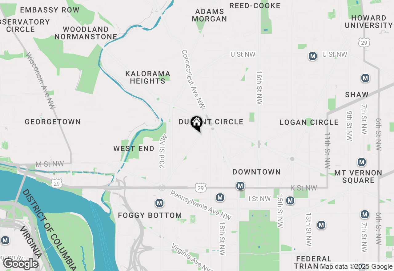 Map of 1330 New Hampshire Avenue Nw #208, Washington, DC 20036