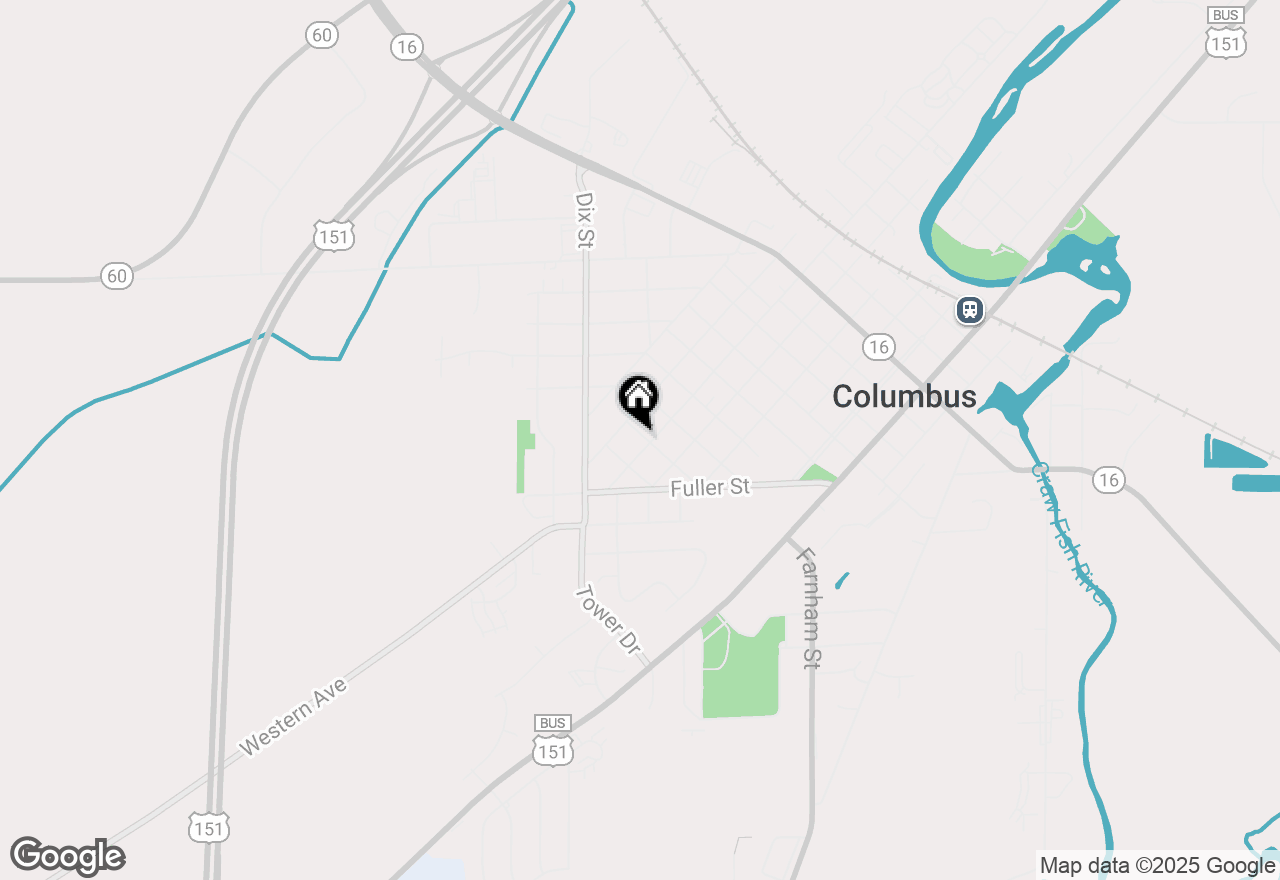 Map of 804 S Lewis Street, Columbus, WI 53925