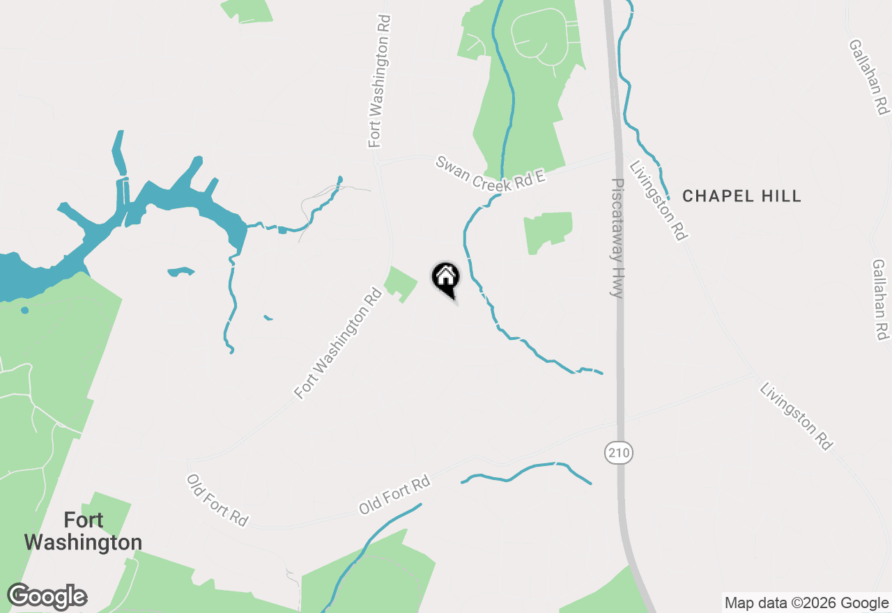 Map of 12500 Parkton Street, Fort Washington, MD 20744