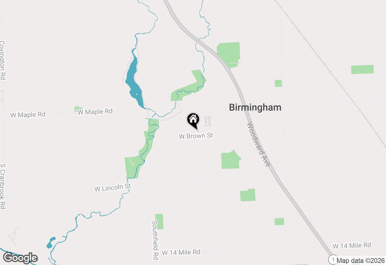 Map of 444 S Chester Street #413, Birmingham, MI 48009