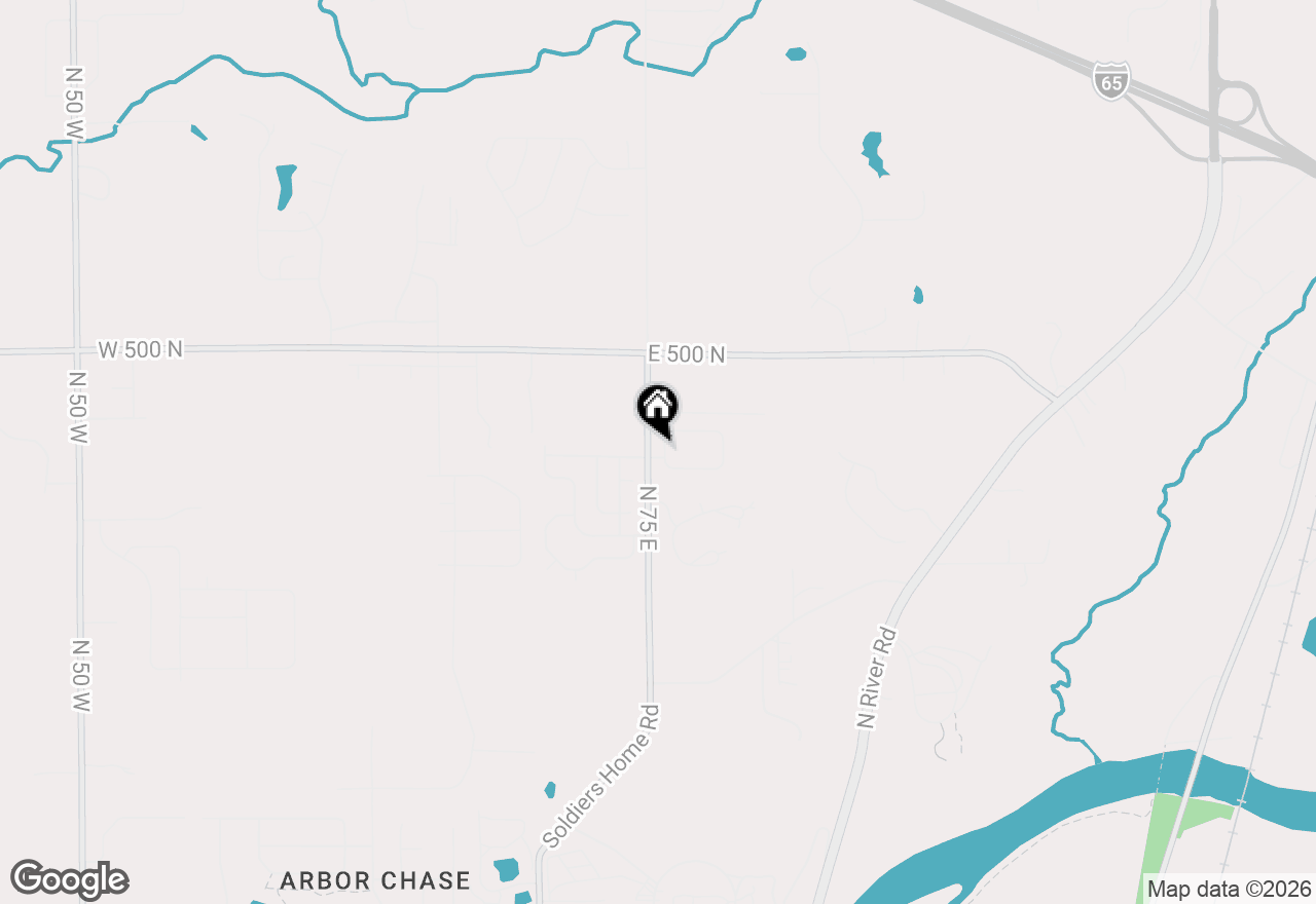 Map of 100 Aqueduct Circle, West Lafayette, IN 47906