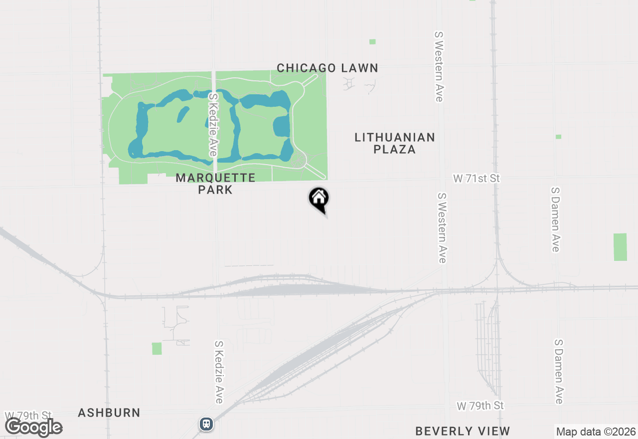 Map of 7219 S Mozart Street, Chicago, IL 60629