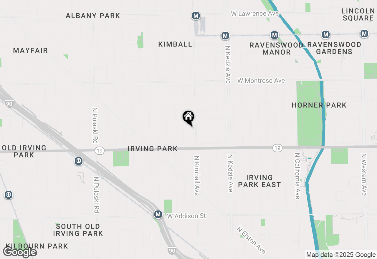 Map of 4105 N Bernard Street #1M, Chicago, IL 60618