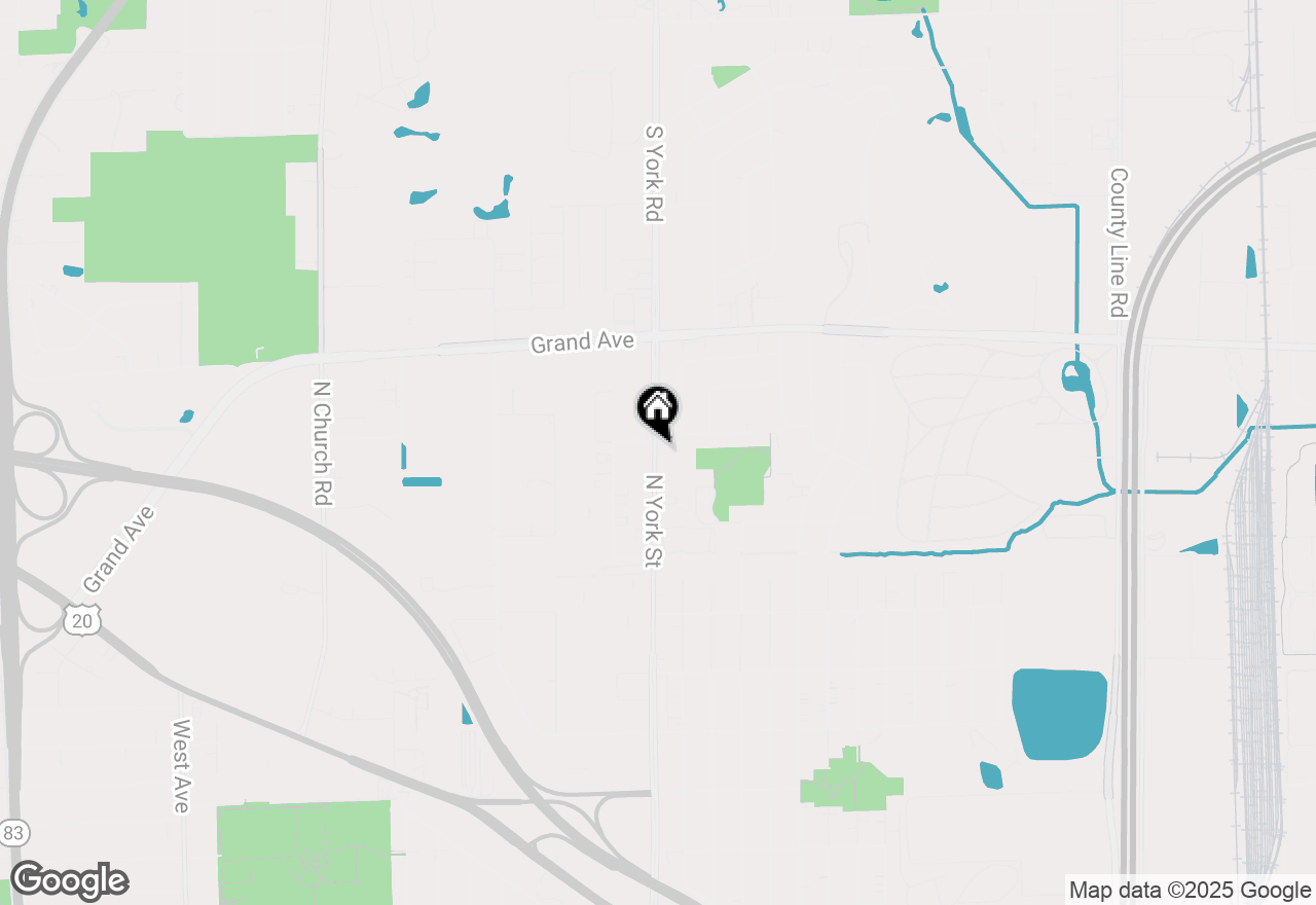 Map of 915 N York Road #605, Elmhurst, IL 60126