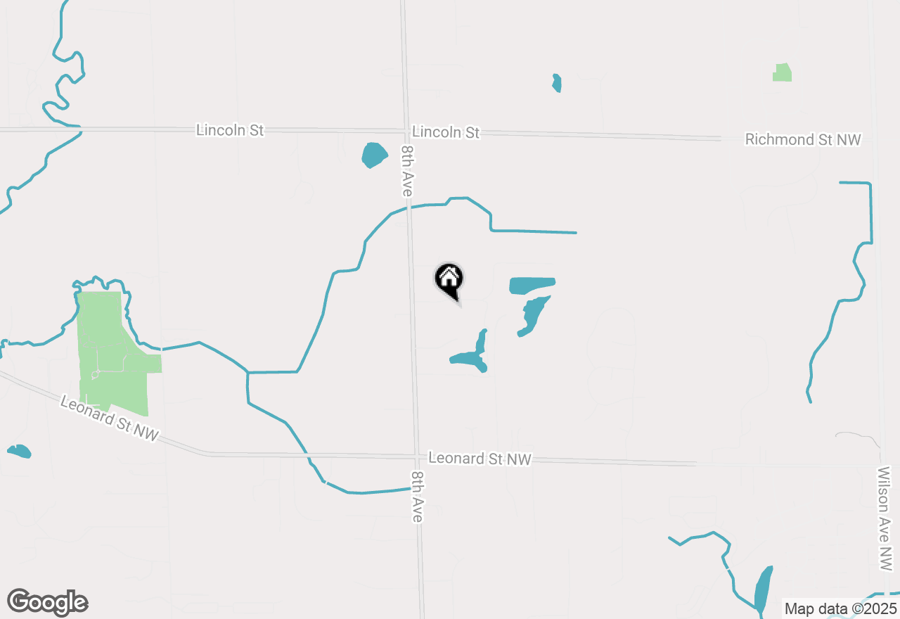 Map of 706 Ponderosa Drive Nw, Grand Rapids, MI 49544