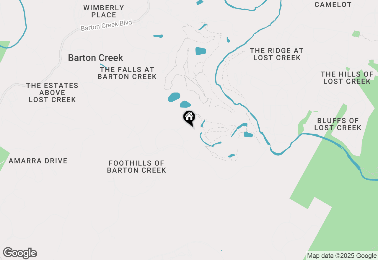 Map of 3105 Point O Woods Cv, Austin, TX 78735