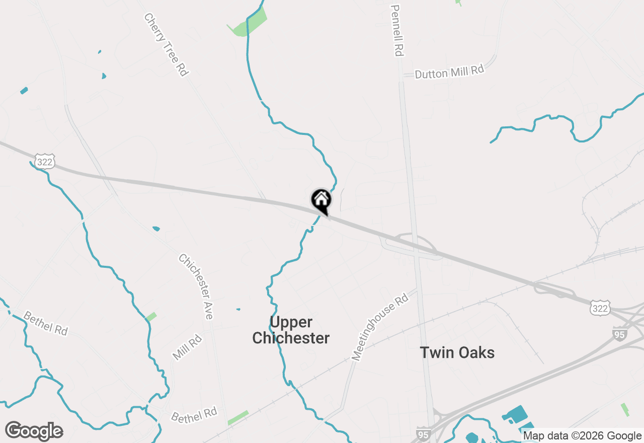 Map of 813 Bethel Avenue #1, Aston, PA 19014