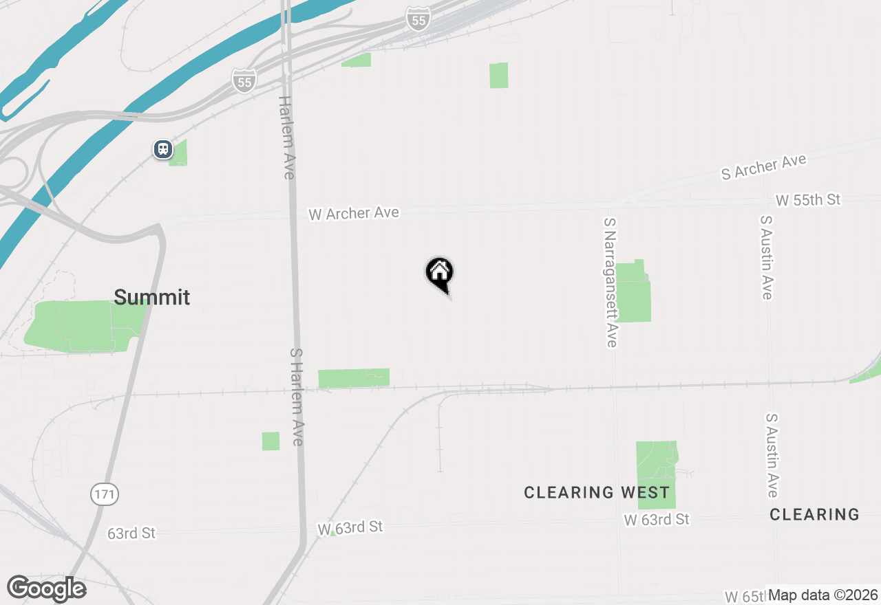 Map of 5721 S Newcastle Avenue, Chicago, IL 60638
