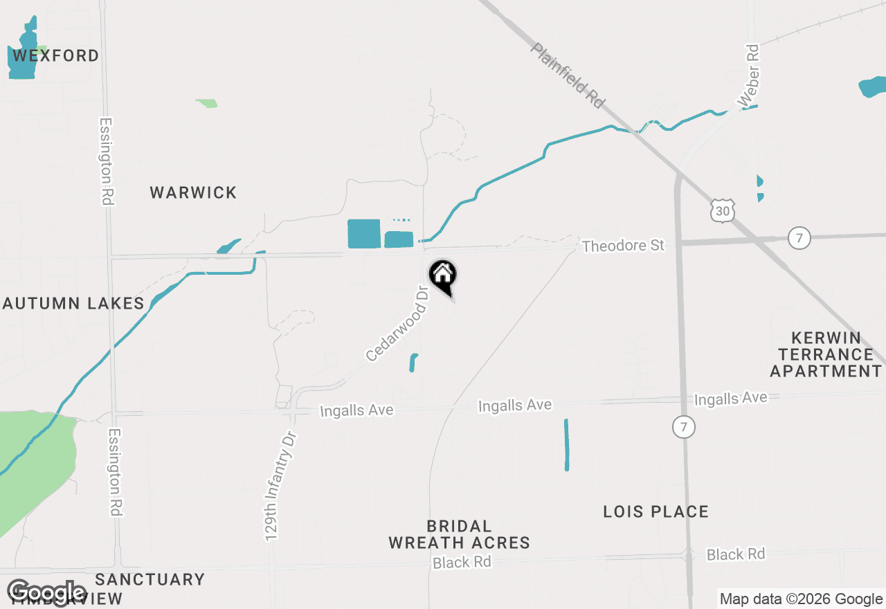 Map of 2390 Bicentennial Avenue #8, Crest Hill, IL 60403