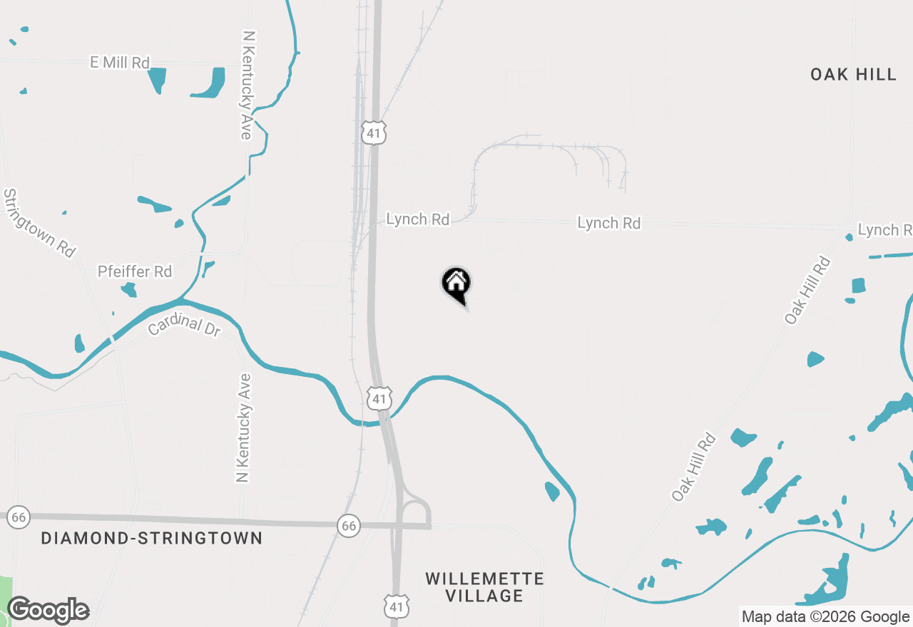 Map of 1636 Eli Drive, Evansville, IN 47711