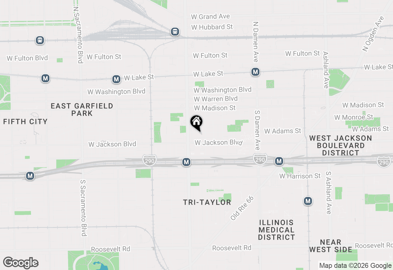 Map of 2333 W Adams Street, Chicago, IL 60612