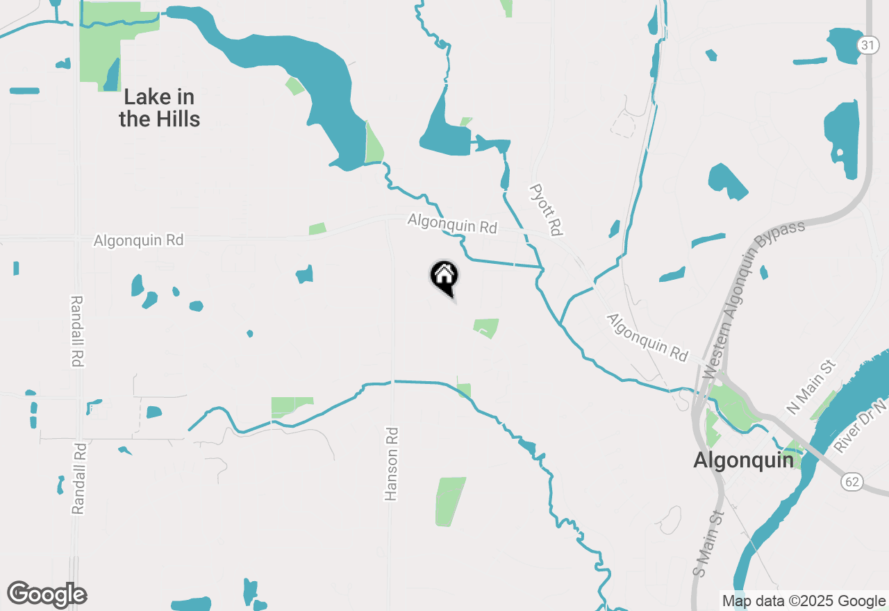 Map of 210 Grandview Court, Algonquin, IL 60102