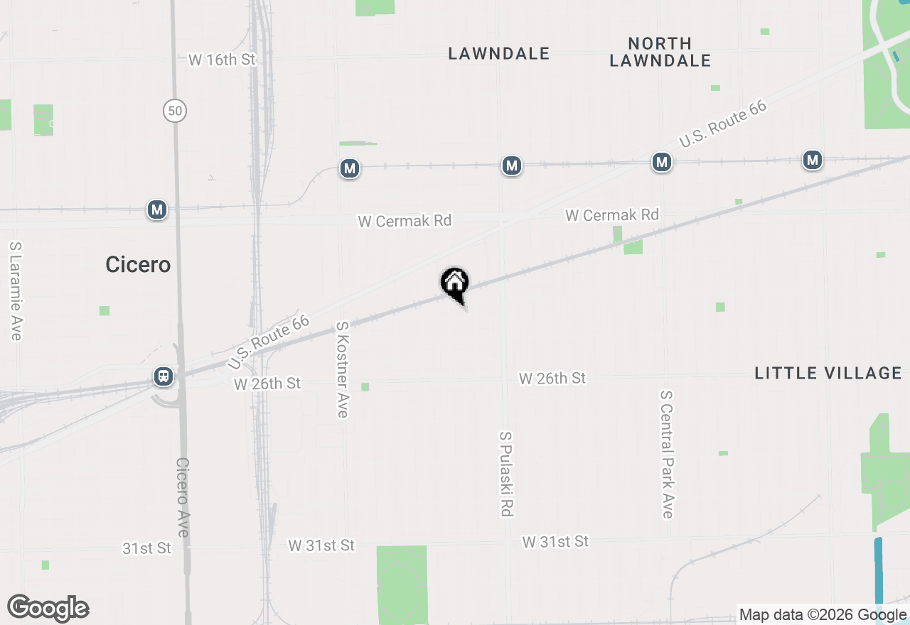 Map of 4126 W 24th Place #H3, Chicago, IL 60623